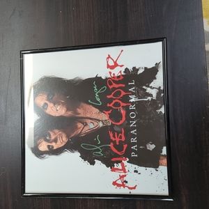 Alice Cooper signed double album